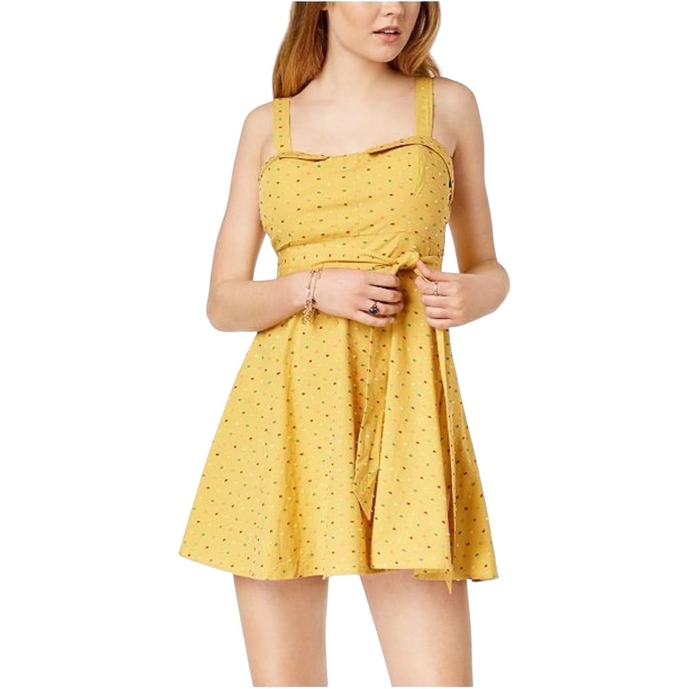 HeartSoul Yellow Dress with Polka Dots - Picture 1 of 7